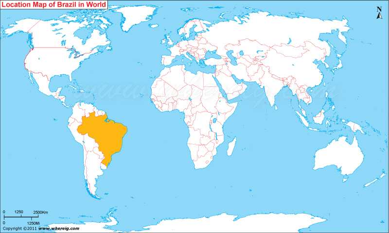where is brazil located on the world map Where Is Brazil Brazil Location In The World Map where is brazil located on the world map