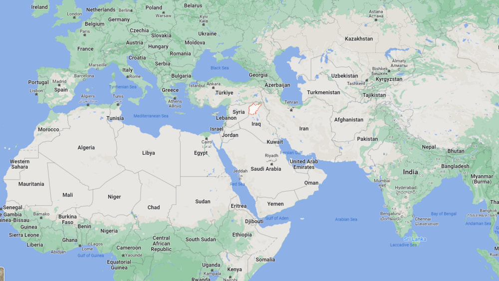Where is Ninevah Located? Location Map of Ninevah Iraq